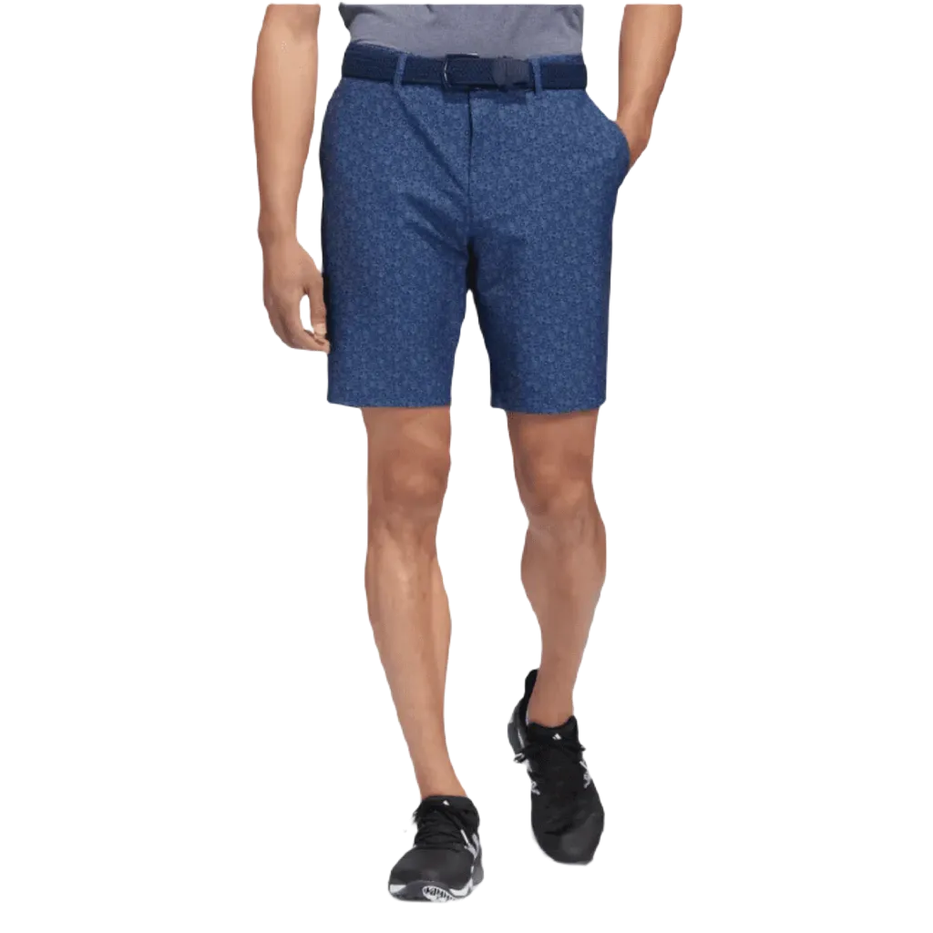 Adidas Ultimate365 9-Inch Printed Golf Shorts - Navy