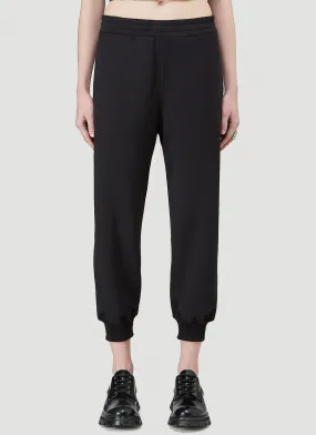 Alexander McQueen Logo Embroidered Jogging Pants