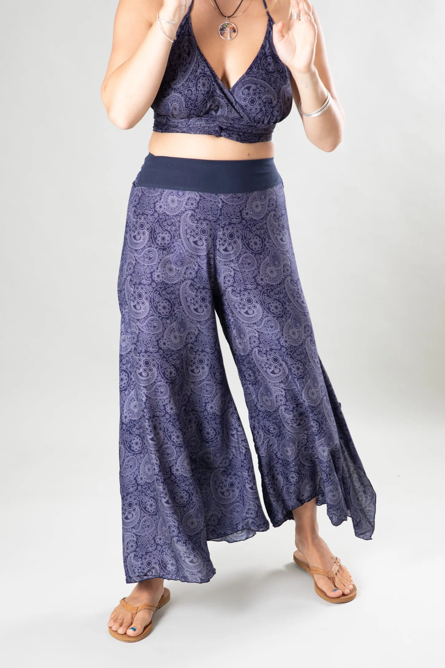 Aria Paisley Gaucho Pants
