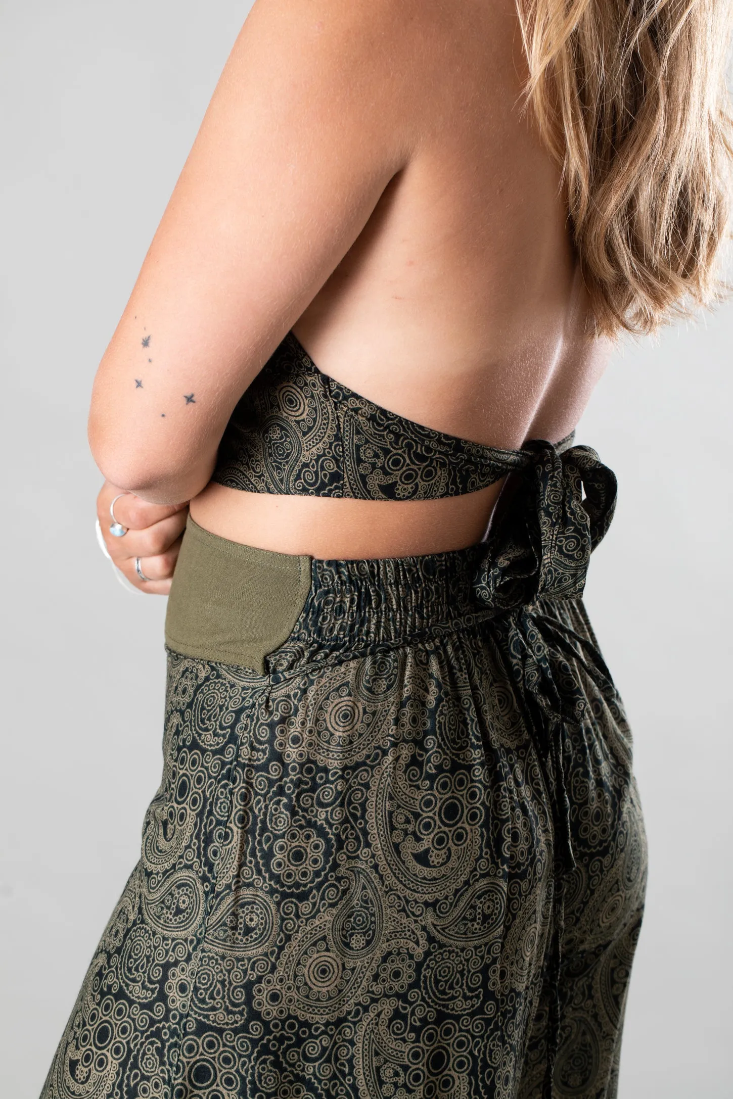 Aria Paisley Gaucho Pants