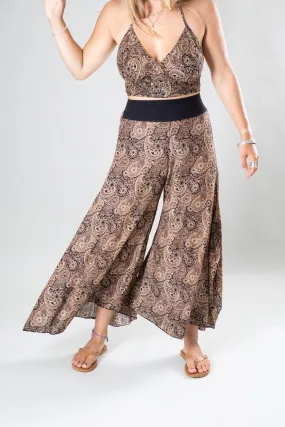 Aria Paisley Gaucho Pants