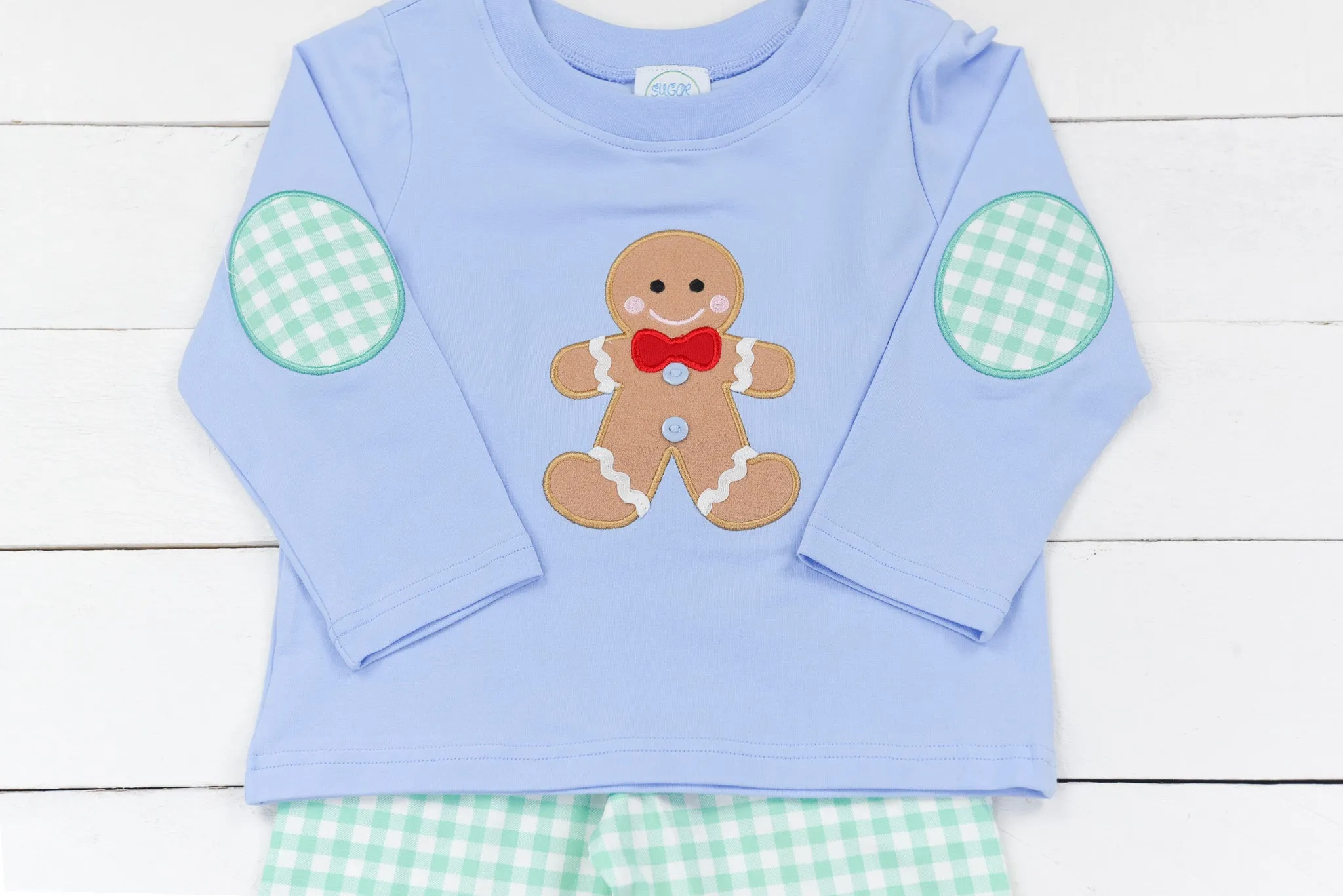 Boys Gingerbread Knits Pant Set