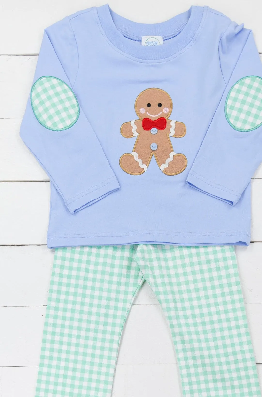 Boys Gingerbread Knits Pant Set