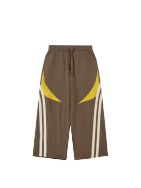 Brown Dual Color Track Pants