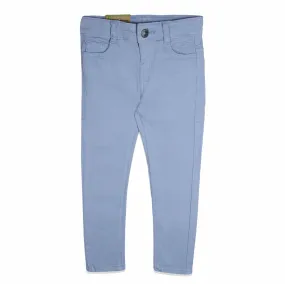 C1824 KI-BI Tissue Stretch Fabric Skinny 5-Pocket S.Blue Denim Pant