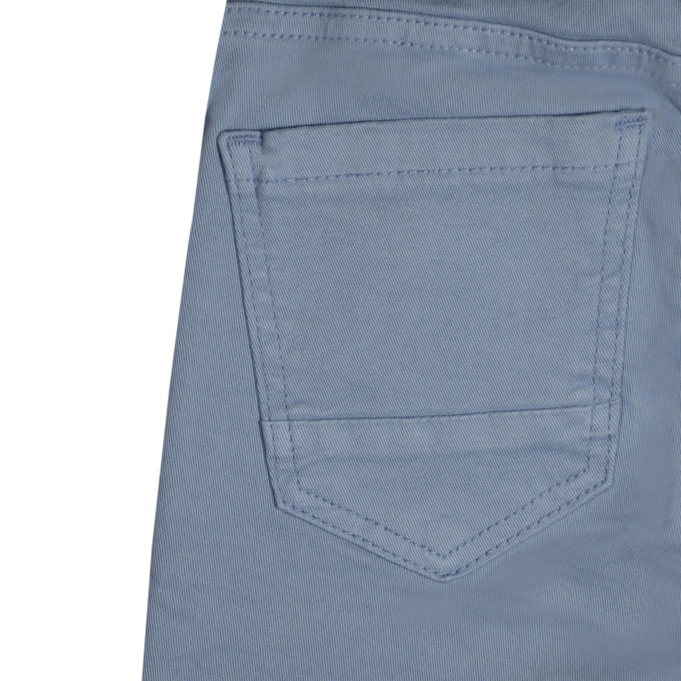 C1824 KI-BI Tissue Stretch Fabric Skinny 5-Pocket S.Blue Denim Pant