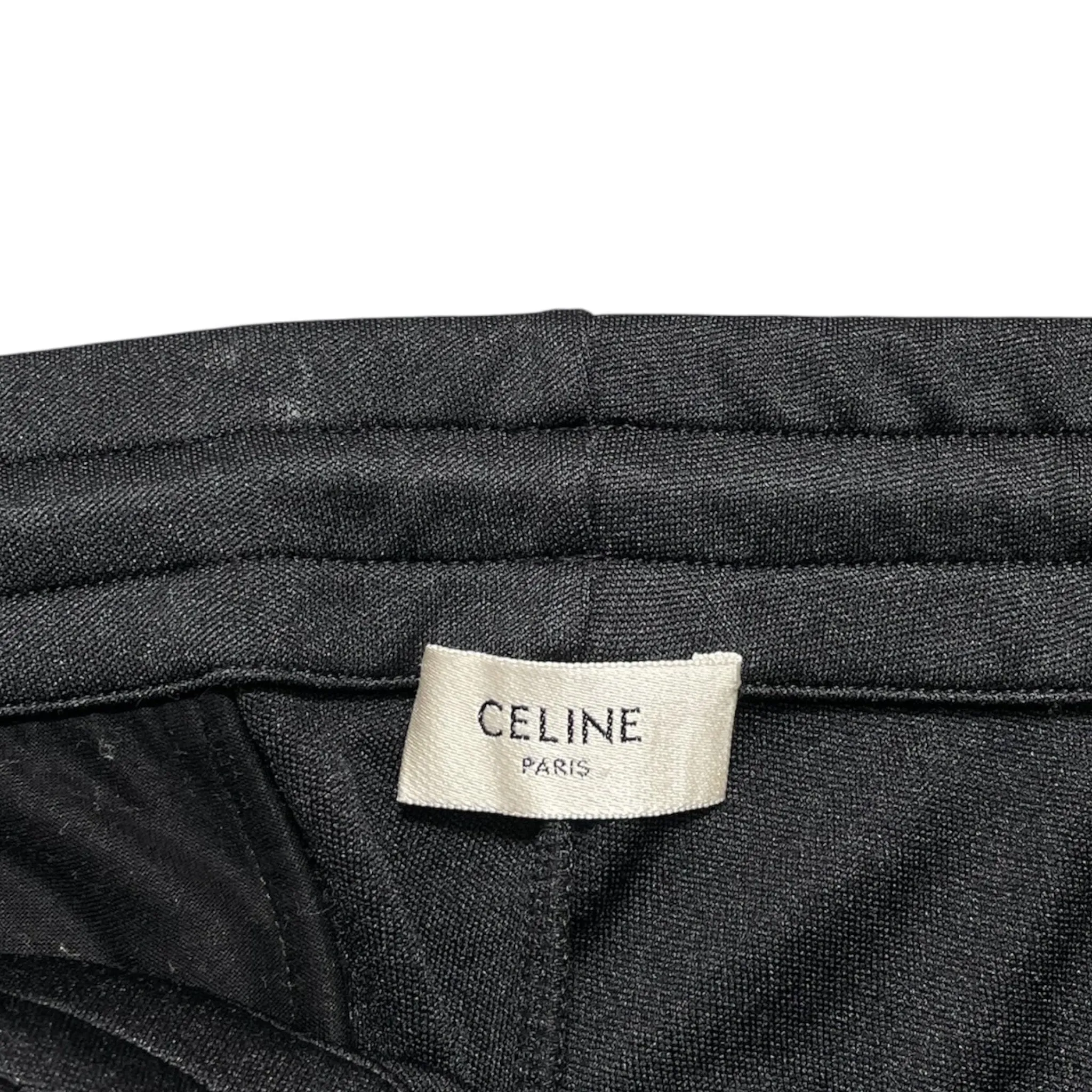 Celine Small Logo Track Pants Black Pre-Owned