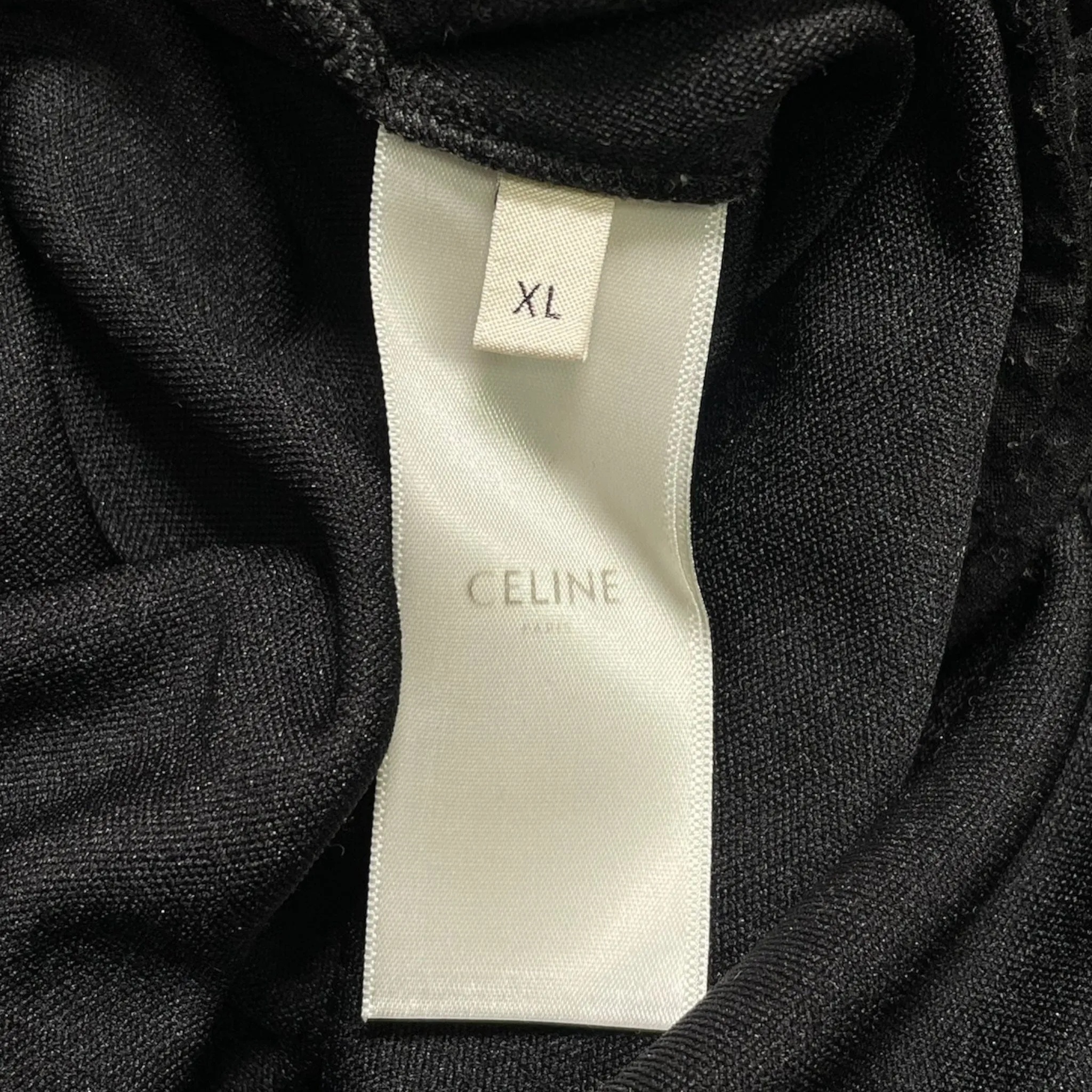 Celine Small Logo Track Pants Black Pre-Owned