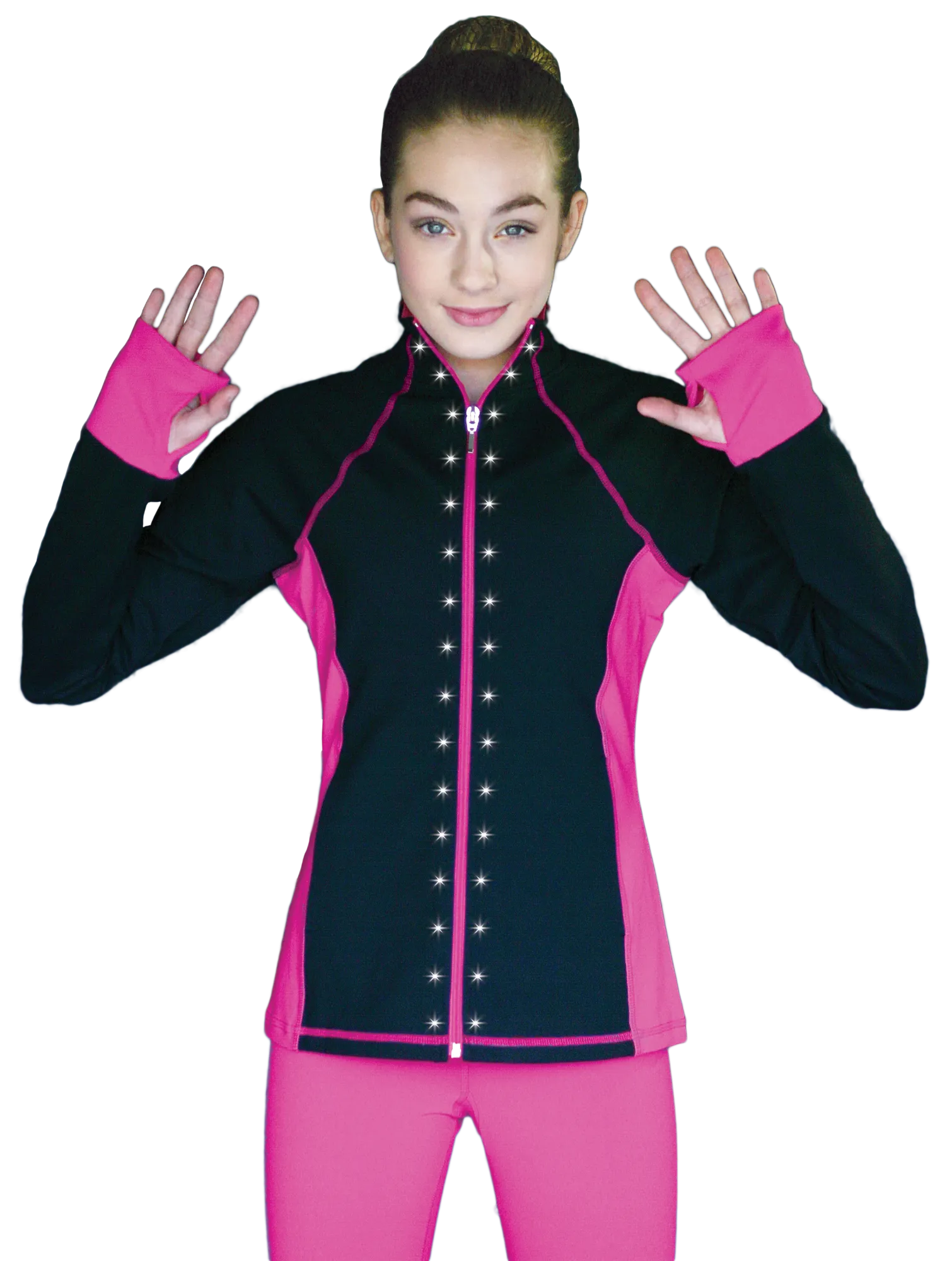 Chloe Noel JS792 Supplex Lycra Contrast Jacket