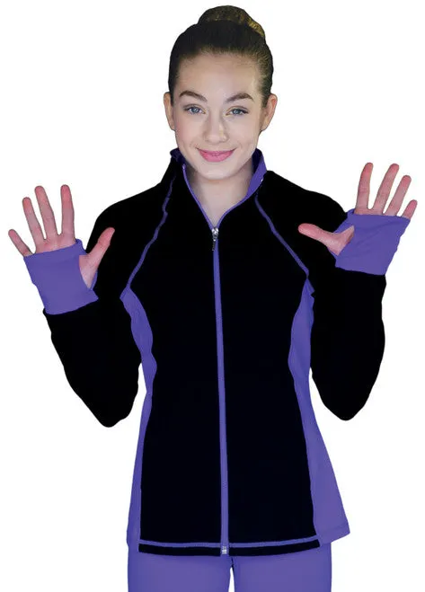 Chloe Noel JS792 Supplex Lycra Contrast Jacket