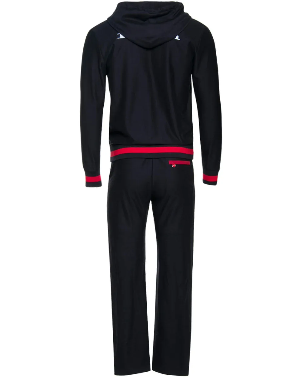 Cotton Logo Jogging Set in Navy