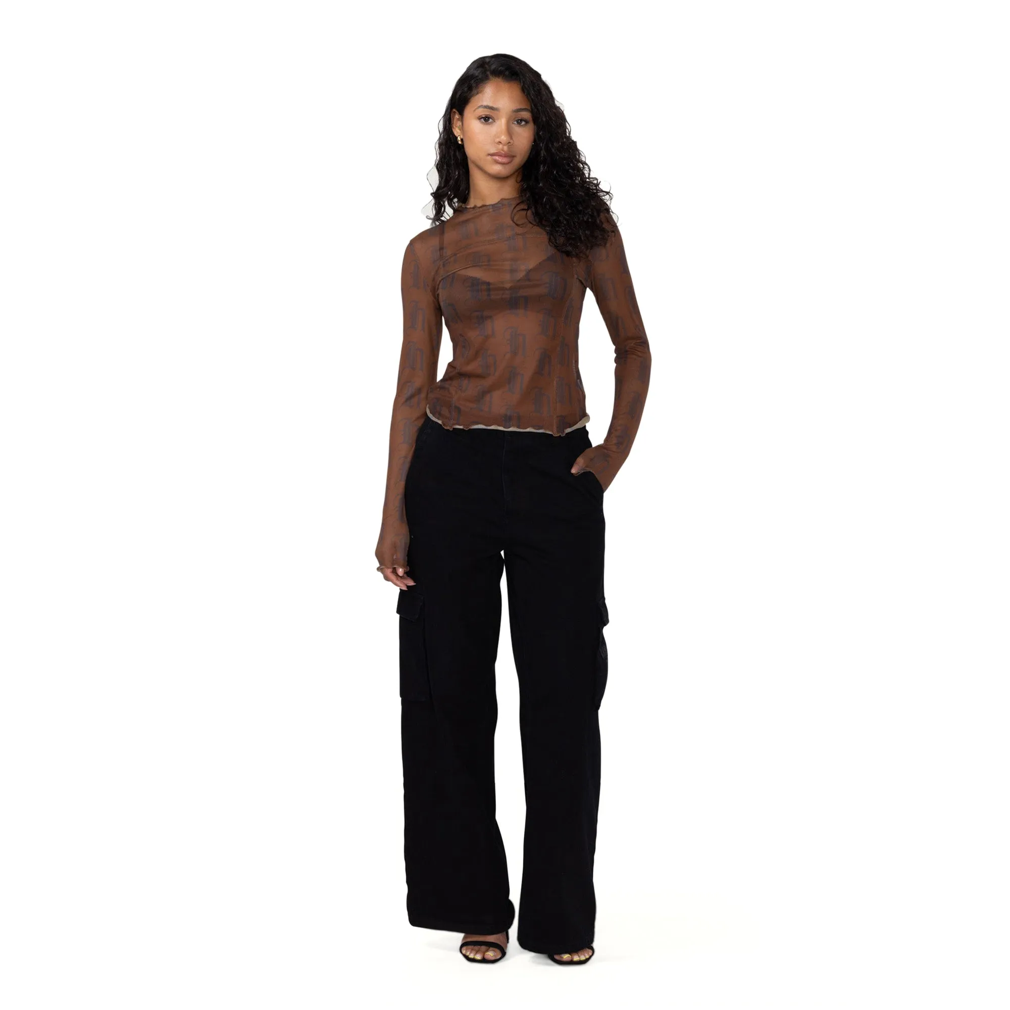 Honor The Gift Womens Denim Cargo Pants