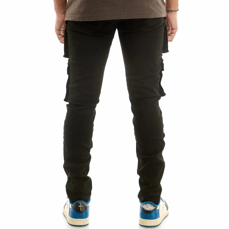 Kdnk Snap Double Cargo Pants (Black) KNB3233