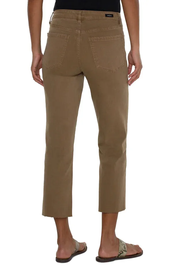 Kennedy Crop Straight Raw Hem 27" Inseam