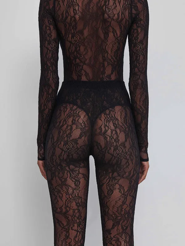 Lace Tight in Black
