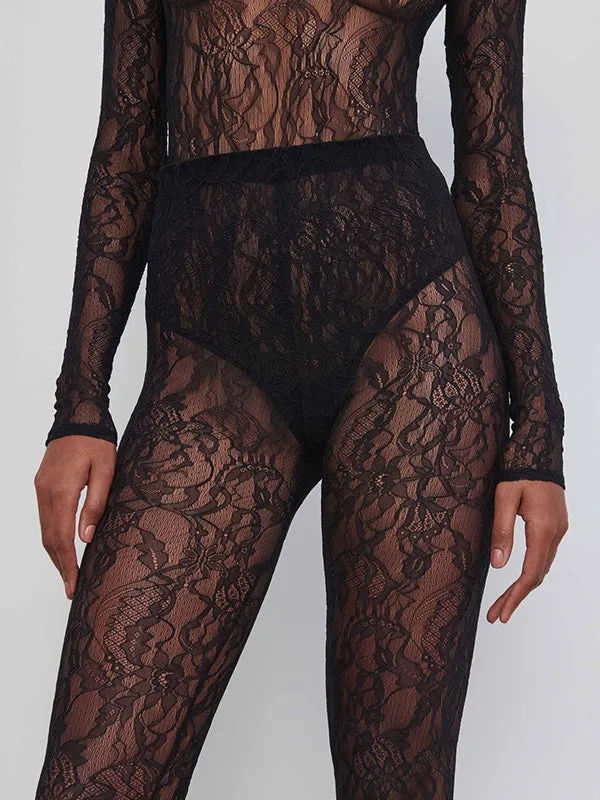 Lace Tight in Black