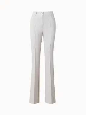 Leichte Schlaghose aus Baumwoll-Stretch-Denim