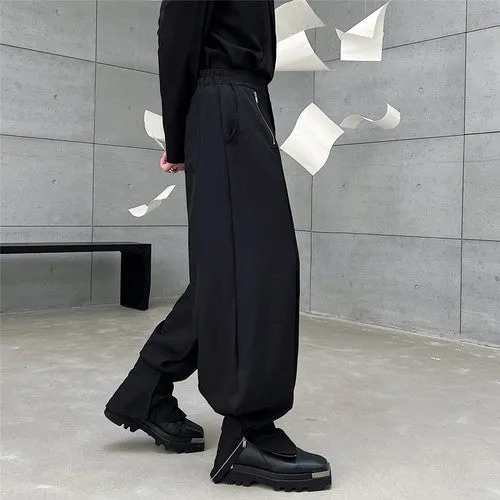 Loose Casual Beamed Bloomers
