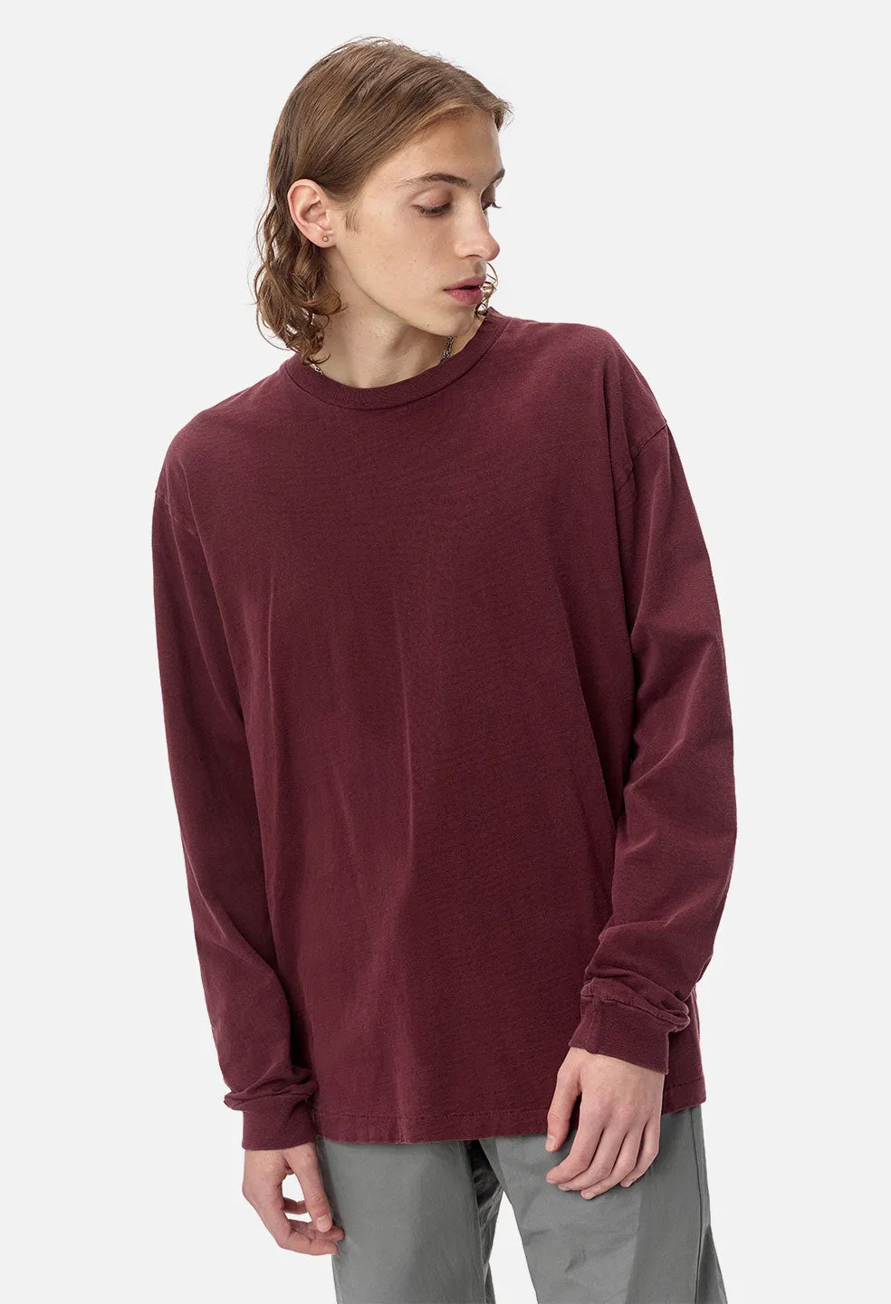 LS University Tee / Oxblood