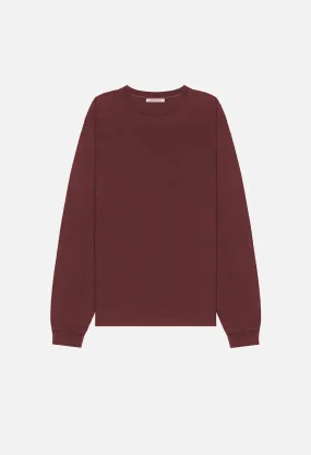 LS University Tee / Oxblood
