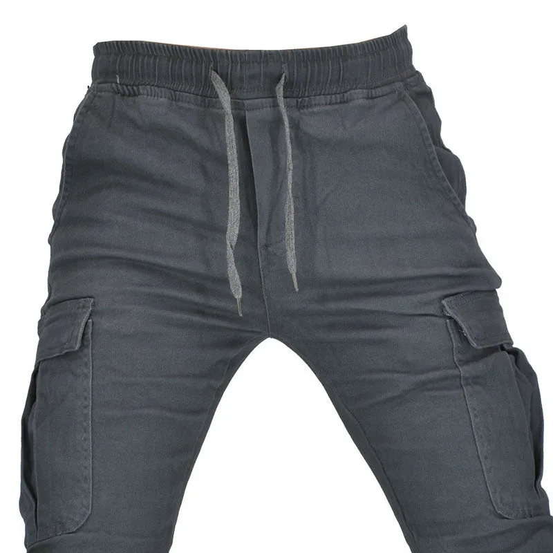 Outdoor Casual Multi-pocket Motorcycle Riding Men's Pants