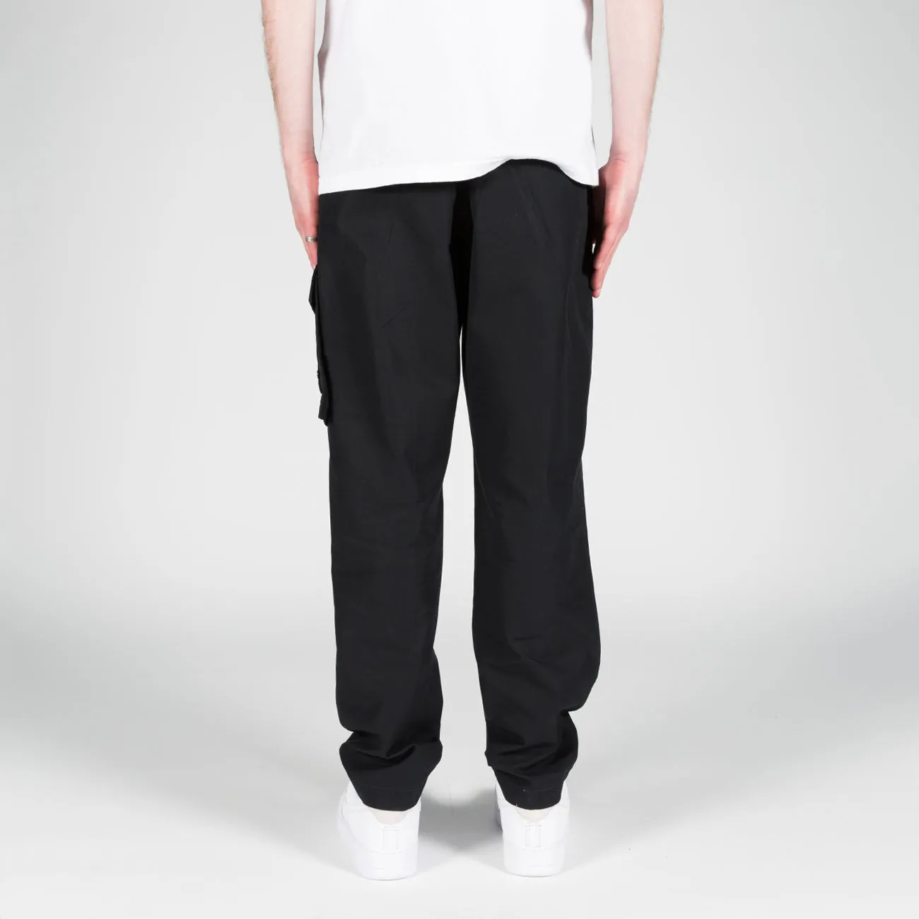 PANTS CARGO GHOST PATCH REGULAR TAPERED BLACK 2977