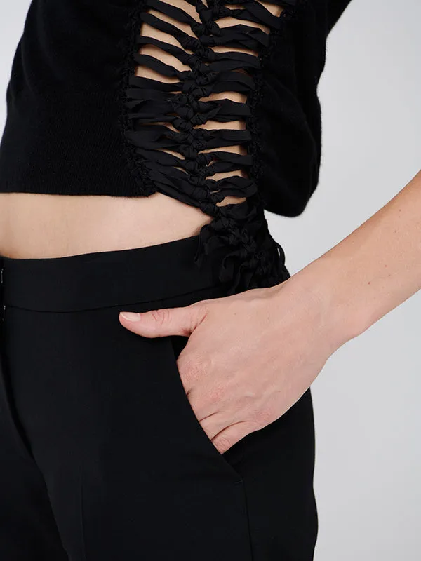 Poumas Pant in Black