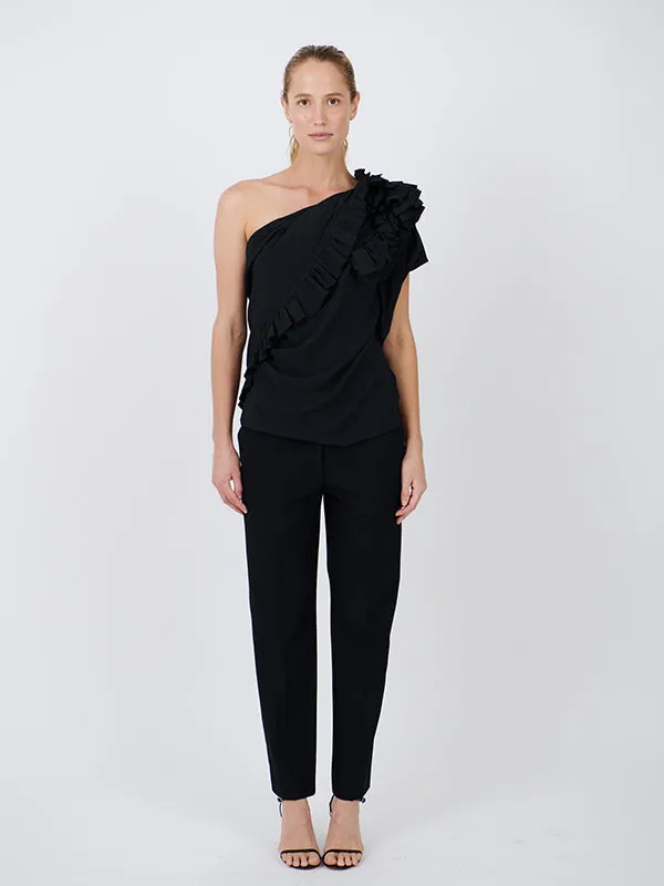 Poumas Pant in Black