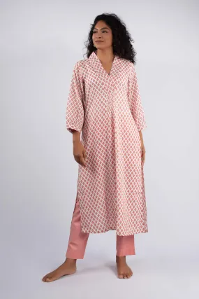 Printed Cotton Kurta | Ray-Ethnic