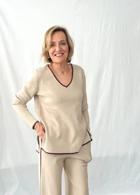 Quinn Knit Top - Chocolate