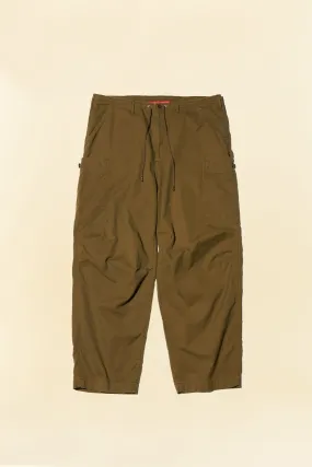 Radiall Clan Wide Fit Khaki Cargo Pants - Comfortable Fit and Durable Design