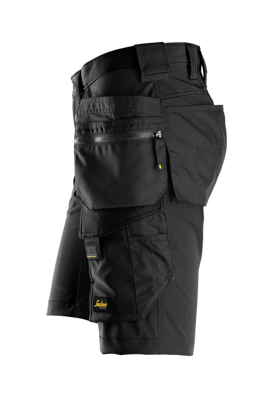 Snickers&#x20;Work&#x20;Shorts&#x20;Holster&#x20;Pockets&#x20;4-Way&#x20;Stretch&#x20;6175&#x20;Black