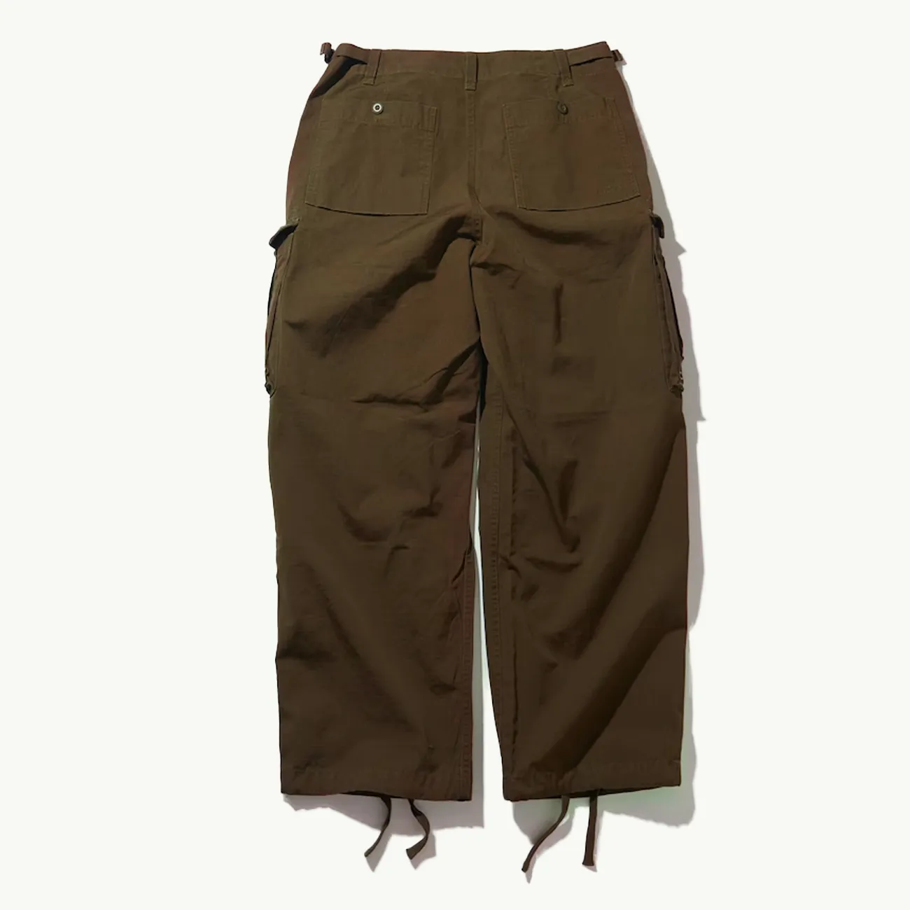 Straight Fit Cargo Pants - Khaki