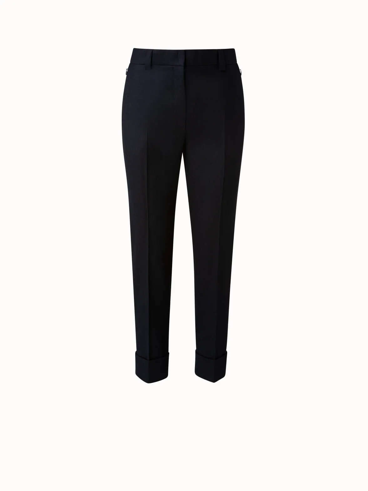 Tapered 7/8 Hose aus Woll-Stretch-Flanell