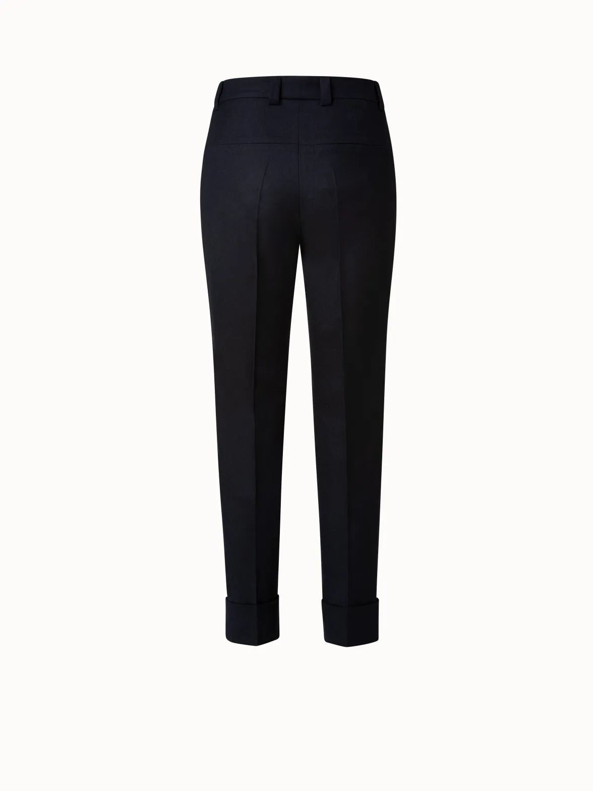 Tapered 7/8 Hose aus Woll-Stretch-Flanell