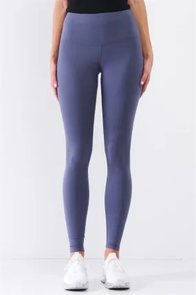 Violet Blue High-Rise Tight Fit Soft Yoga & Work Out Legging Pants /1-2-2-1