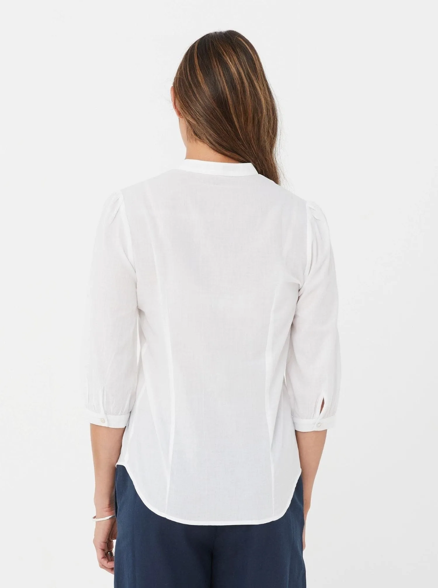Women Top White/Cotton Aimee